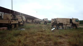 US: U.S. Soldiers Maintain Radar System At Southern Border Near Rio Grande City