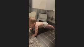 Baby Learns To Plank Before Learning To Crawl