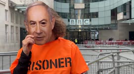 UK: Protesters rally outside BBC headquarters in London over Gaza coverage