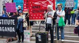 MAGA BILLIONAIRE BLOCKADE In NEW YORK CITY