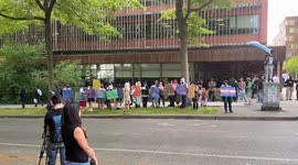 US: Protest on UW Campus Against Speaking Event Featuring Anti-Trans Activists 2