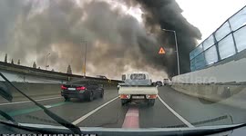 South Korea: Fire Breaks Out at Recycling Facility in Incheon