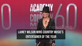 Lainey Wilson wins country music's Entertainer of the Year