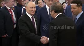 Russia: Russian President Putin hosts official dinner on eve of Victory Day