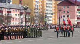 Russia: Russia's Sakhalin marks Victory Day with military parade