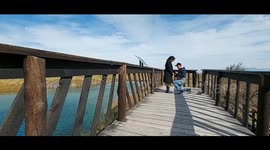 Marriage Proposal Interrupted by a Girl Picking a Wedgie