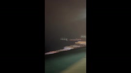 Man Surrounded By Birds on Late Night Walk