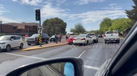 Waymo driverless car involved in multi-vehicle crash