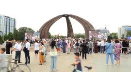 Kyrgyzstan: Thousands join ‘Immortal Regiment’ march in Kyrgyzstan to mark Victory Day