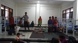 India: Families take shelter in school amid escalating tensions in Kashmir