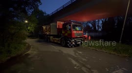 Crews battle large fire in ongoing response across Nottinghamshire
