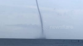 Mexico: Massive Waterspout Forms Off Puerto Peñasco