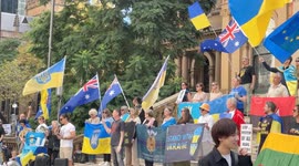Stand with Ukraine rally, Sydney, Australia