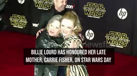 NEWS OF THE WEEK: Billie Lourd pays tribute to Carrie Fisher on Star Wars Day