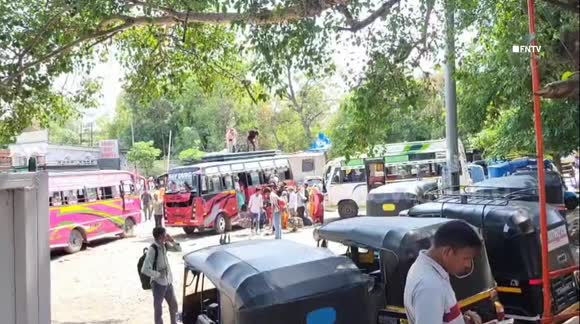 Jammu Tawi railway station - Workforce Return home from Jammu
