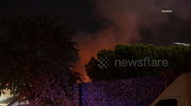 US, Los Angeles: North Hollywood Standoff Ends With Fire and Arrest