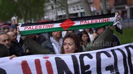 Spain: Hundreds attend pro-Palestine protest in Madrid amid ongoing conflict