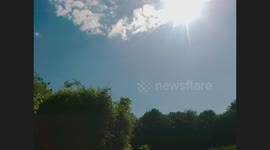 Heatwave weather before the storms come over in Buckinhamshire
