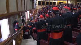 Vatican City: Pope Leo XIV meets with cardinals in Consistory