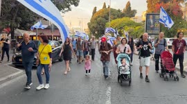 Israel: Israelis march in Haifa to demand end to Gaza war and release of hostages