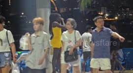 Police round up prostitutes from beach road in Sin City Pattaya