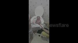 Newborn girl rescued from toilet after mother gives birth