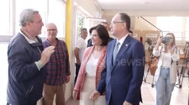Albania: Albanian president casts ballot in general elections