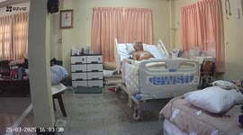Girl, 5, helps with medical treatment for elderly grandfather