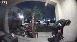 Instacart Worker Enjoying a Snack While Delivering Groceries