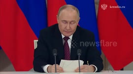 Russia: Russian President Putin holds press conference