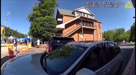 Driver Crashes Through Festival Barriers, Caught on Camera in Laurel, Maryland