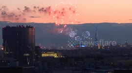 Russia marks 80th anniversary of WWII victory with fireworks