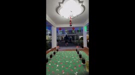 Woman falls during drinking race game in Villavicencio, Colombia