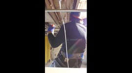 Rope snaps on indoor zipline in Logan Square, Chicago, USA