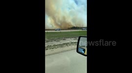 Canada: Major brush fire erupts in Edmonton