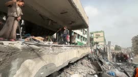 Children among 15 killed as Israel bombs displacement shelter at Jabalia school