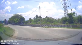 Clumsy trucker leaves trailer raised and tears down phone lines