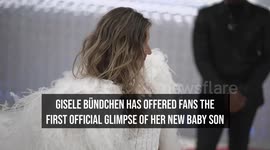 Gisele Bündchen shares first glimpse of baby son