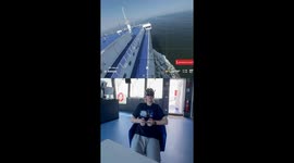 Drone crashes into Baltic Sea during ferry trip in Świnoujście, Poland