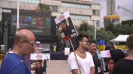 Israel: Thousands of Israelis gather at 'Hostages Square' ahead of release of Israeli-American captive