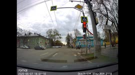 Motorcyclist injured in collision with car on Herzen Street in Vologda