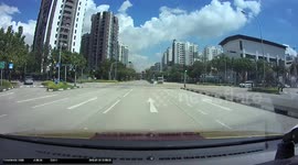 Accident with Lorry at the junction