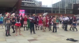 Cosplayers Macarana @ Manchester Comic Con