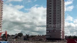 Blackpool's last remaining high-rise flats to be demolished today