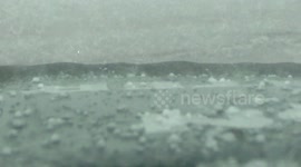 Hail Storm south of Val Marie Sk. Canada