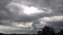 Impressive timelapse of churning storm clouds over Rybnik, Poland