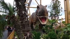 Dinosaur at the park
