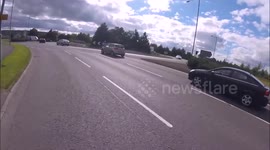 ROAD RAGE WESTFIELD ROUNDABOUT FALKIRK POV 2016