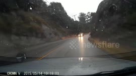 Light and thunder storm Los Angeles