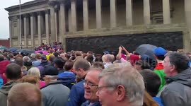 Thousands packed into Liverpool street for Jeremy Corbyn rally